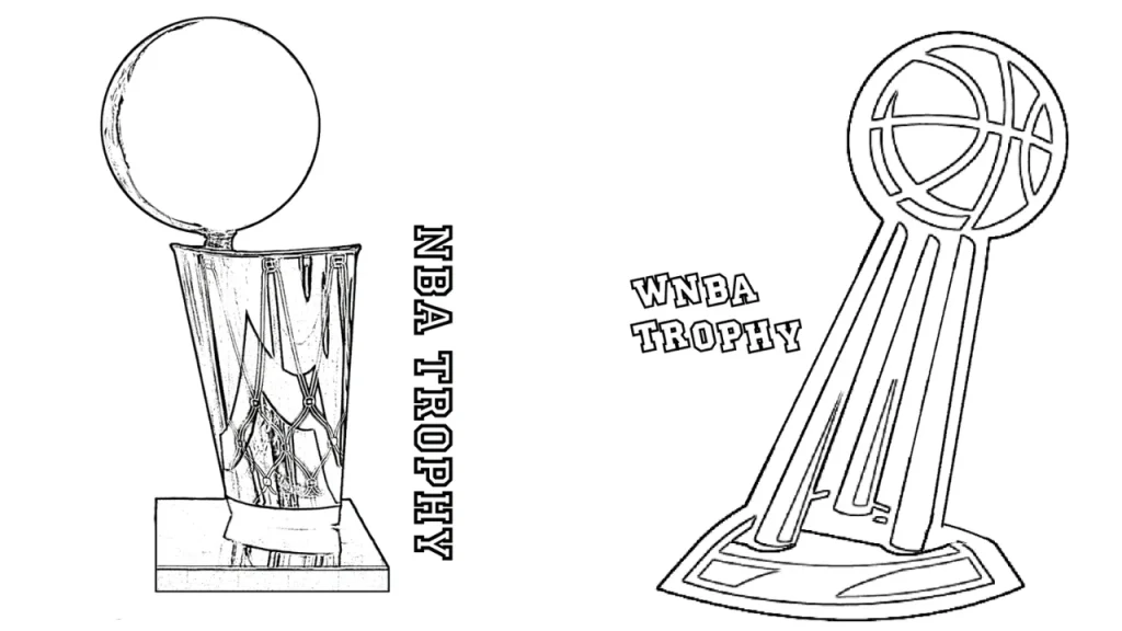NBA Trophy Drawing