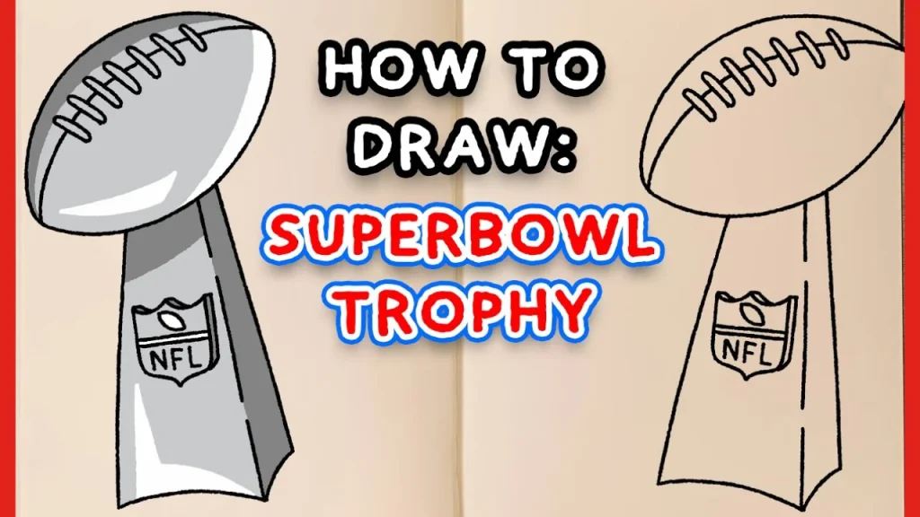Super Bowl Trophy Drawing